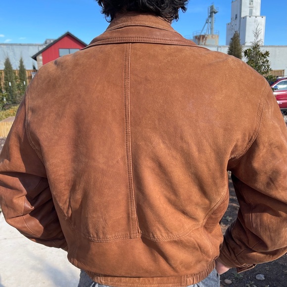 Brown Leather Jacket - Picture 2 of 16